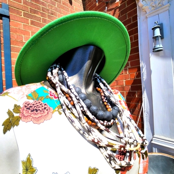 Fresh Green Fedora - Felt Construction 👒 Unisex - Picture 7 of 15